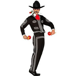Widmann - kostuum mariachi, jas, broek, hoed, stropdas, Mexicaans, volksmuziek, carnaval, themafeest