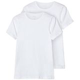 Name It T-shirt voor meisjes, stralend wit, 158, Helder wit.