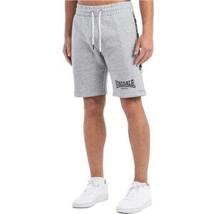 Lonsdale Scarvell Shorts voor heren, Veelkleurig (Grijs Marl Zwart Wit