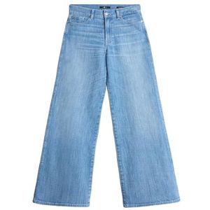 7 For All Mankind Lotta Cropped Charleston damesjeans, lichtblauw, 30W, Lichtblauw