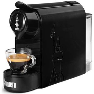 Bialetti Gioia machine en koffie espresso per capsule in Alluminio Bialetti, 1200, zwart