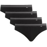 Dim Slip voor heren, EcoDIM katoen, stretch, 4 stuks, zwart., 3XL
