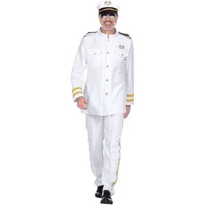 Wilbers&Wilbers 330466 Marine officier kostuum heren uniform kapitein kostuum carnaval