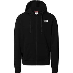 THE NORTH FACE Biner Graphic Sweatshirt met capuchon en ritssluiting voor heren, capuchontrui, TNF Zwart