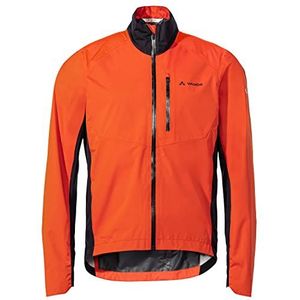 VAUDE Kuro Regenjas voor heren, fluorescerend rood, maat M, Fluorescerend rood