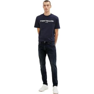 TOM TAILOR Troy Slim heren jeans, 10170 - Blue Black Denim, 36W/30L, 10170 - blauw zwart denim