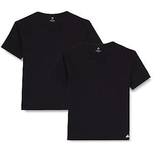 adidas Sports Underwear T-shirt met V-hals (2 stuks) basislaag heren zwart M, zwart.
