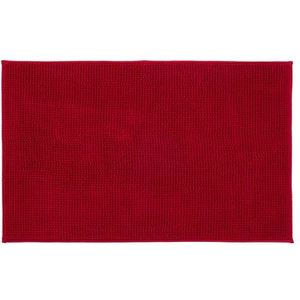 Gözze Badmat van microvezel chenille 60x100 cm bordeaux