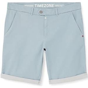 Timezone Jannotz Slim Shorts voor heren, Blauwe Diamond