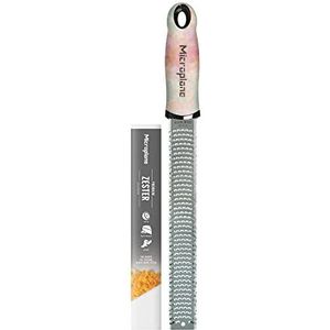 Microplane Zesteur Ombre-keukenrasp voor citrusvruchten, Parmezaanse kaas, gember, chocolade en nootmuskaat met fijn lemmet van roestvrij staal, gemaakt in de VS