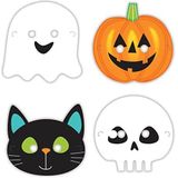 Amscan Internatinal Ltd Masques Halloween en carton x 4