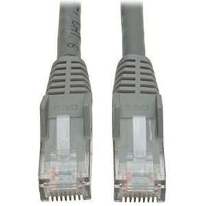Tripp Lite RJ45-kabel, RJ45-stekker naar stekker, 4,27 m, Cat6, Gigabit, Snagless, UTP, patchkabel, RJ45-stekker/stekker, grijs