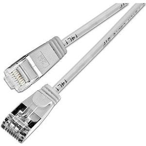 Slim Wirewin PKW-LIGHT-STP-K6 1.0 netwerkkabel RJ45 CAT 6 U/FTP grijs 1m