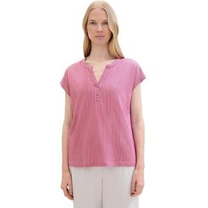 TOM TAILOR 1041580 T-shirt voor dames (1 stuk), 35461 - Orchid White Stripe