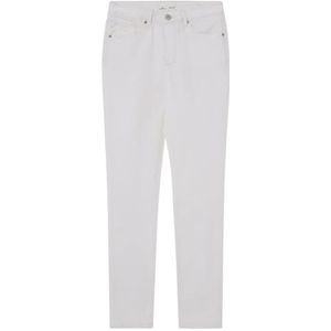 SPRINGFIELD Slim cropped colour jeans damesbroek, TAN_PRINT