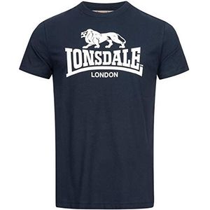 Lonsdale St Erney T-shirt voor heren, Navy Blauw