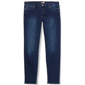 Love Moschino Skinny Jeans_Heart and Logo Studs on The Back Pocket dames vrijetijdsbroek, Blauwe Denim