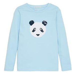 TOM TAILOR T-shirt à manches longues pour fille, 33971 - Fresh Soft Blue, 92-98