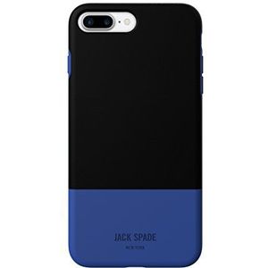 Color-Block beschermhoes voor iPhone 7 Plus, zwart/blauw