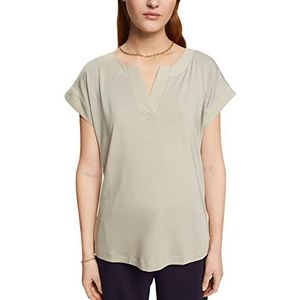 ESPRIT Collection T-shirt pour femme, Dusty Green, XS