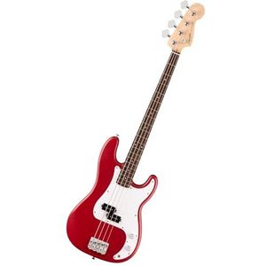 Fender Squier Debut Series Precision Bass Guitar, Beginner Guitar, with 2-Year Warranty, Satin Dakota Red