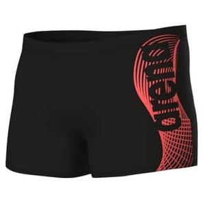 Arena Short de natation pour homme Feel Wake, Black-calypso Coral, 50