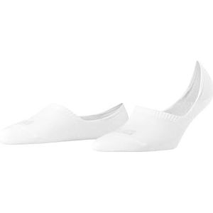 FALKE Sneakersokken voor dames, katoen, wit, zwart, meer kleuren, met hoge hals, antislip systeem op de hiel, 1 paar, wit (white 2009)