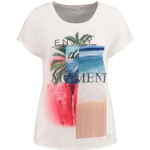 KEY LARGO T-shirt rond Moment pour femme, Blanc (1000)., XS