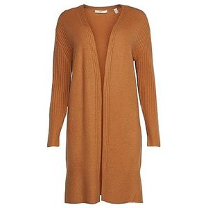 ESPRIT Lang vest van wolmix, 239/Caramel 5.