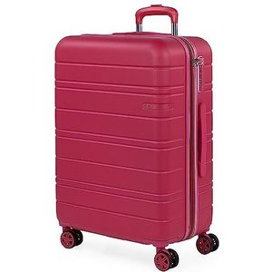 JASLEN - Vliegtuigcabinekoffer – handbagage – kleine harde koffer met 4 wielen – ultralichte koffer met cijferslot – robuuste handbagage 171250, Aardbei, Stijlvol
