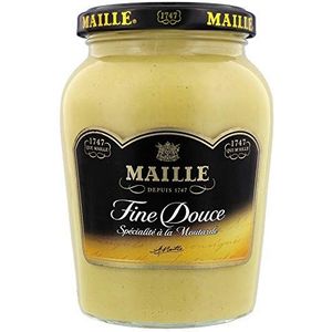 Maille Specialiteit voor mosterd, fijn, zacht, 370 g, 4 stuks