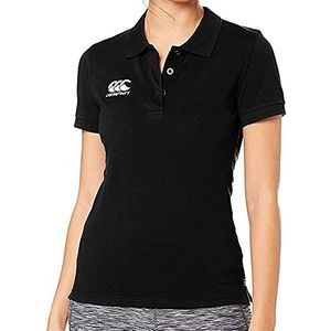 Canterbury waimak poloshirt dames, Zwart