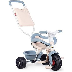 SMOBY Be Fun Comfort driewieler voor kinderen, metalen frame, blauw