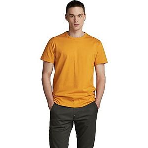 G-STAR RAW Hoogwaardig T-shirt voor heren, geel Dull C336-1213, S, Dull Yellow C336-1213