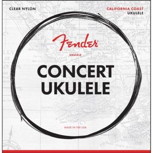 Fender® California Coast Concert Ukelele Strings""-snaren voor concerten ukelele – Tie End – GCEA