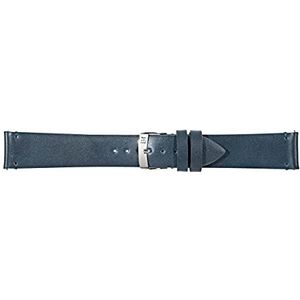 Morellato Horlogebandje, unisex, collectie, Easy Click, mod, eenvoudig, van echt leer, A01X5188C23, blauw, 18 mm, riem, Blauw, 18mm, Riem