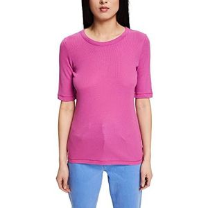 Esprit T- Dames T-Shirt, 661/Fuchsia 2, M, 661/Roze Fuchsia 2