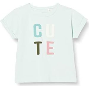 Name It Nbfhaze SS Top baby-T-shirt voor meisjes, Gletsjer