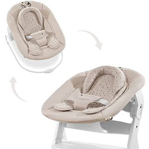 hauck Alpha Bouncer Babywipstoel, 3-in-1, zacht, vanaf de geboorte, voor kinderstoel van alfa+ en beta+ hout, groot oppervlak, met verkleiner, Winnie de Poeh 66180