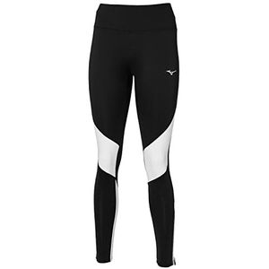 Mizuno warmalite dames legging, Zwart/Wit, M