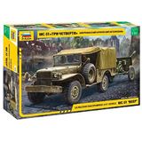 1:35 Zvezda 3656 Dodge WC-51 Beep Plastic Modelbouwpakket