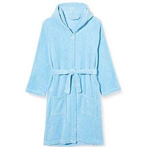 Playshoes Unisex kinderen fleece badjas 17 blauw 170-176, 17, blauw