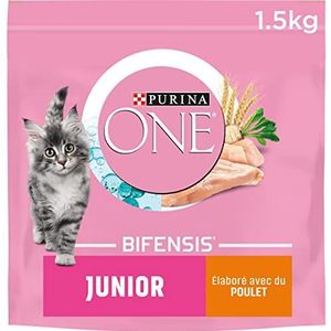 PURINA ONE Bifensis Junior | Kippenvoer voor kittens | 1,5 kg zak | 6 stuks