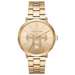 Michael Kors Herrenuhr Blake, 42 mm cijfermaat, multifunctioneel werk, roestvrij staal, goud, MK8702, Goud, MK8702