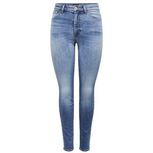 ONLY Onlforever Icon Hw Sk Lak Dnm Gen474noos Damesjeans, Donkerblauwe denim, Taille 29 / lengte 34