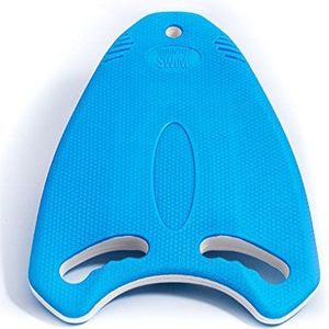 Bore NTO Swim Heavy Duty Multi trainingshulp Kick Board zwemplank voor kinderen en volwassenen, blauw, 40 x 30 x 3 cm