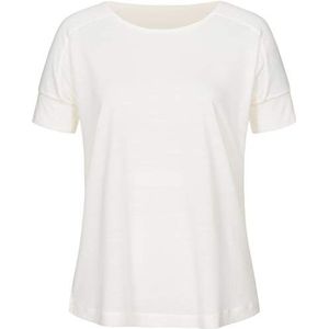 super.natural W Isla T-shirt voor dames, comfortabel, Vers Wit