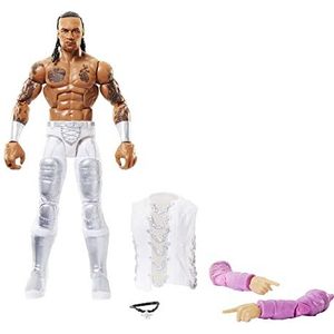 WWE HKP17 Elite Royal Rumble Damian Priest figuur met verwisselbare handen en accessoires, om te verzamelen, speelgoed voor kinderen, vanaf 3 jaar