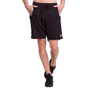 Erima Squad Worker Shorts voor heren, Zwart/Wit