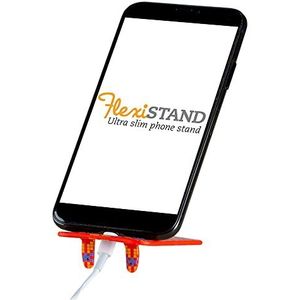 FlexiStand mobiele telefoon houder tafelhouder reizen mobiele telefoon iPhone Samsung Smartphone - IJslands oranje